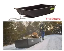 SHAPPELL JET SPORT SLED ICE FISHING Molded Runner Polyethylene 54x25x10