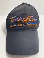 Trick Flow Specialties Cap Hat Black Adjustable 100% Cotton Bolt On Performance