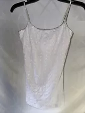 Aeropostale White Eyelet Tank Top Size Medium