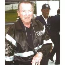 Vintage Oakland Raiders Al Davis Reebok Exclusive Limited Edition Jacket RARE L