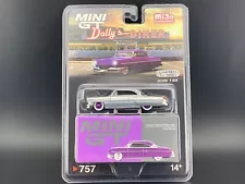 Mini GT Lincoln Capri Hot Rod 1954 Purple Metallic MGT00757 1/64 CHASE