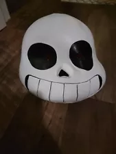 EUC Sans Undertale Halloween Helmet Deluxe Soft Resin Full Head Mask Costume