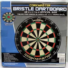 Game Bullshooter 18 X 1-1/2 Inch Bristle Dart Board with No Center Staple