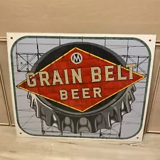 Grain Belt Beer Porcelain Sign 20x16” Minnesota Beer ðº Brewery