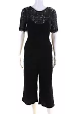 Greylin Womens Rosa Lace Culotte Jumpsuit Size 8 11404582