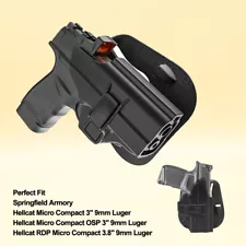 Hellcat Holster For Springfield Hellcat 9mm OSP RDP OWB Paddle Hellcat 3''Holder