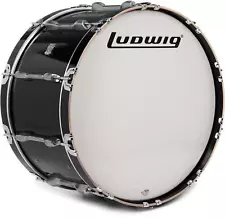 Ludwig LUMB20PB Ultimate Marching Bass Drum - 14 x 26 inch - Black