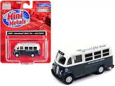 International Metro Van Dark Blue Metallic and White "City Wide Jitney Service"