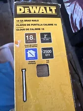 Dewalt Brad Nails 2In 18 Gauge 2500Qty