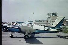 SOCATA MS.893A RALLYE COMMODORE Aircraft (G-ATMG) - Vintage 35mm SLIDE (c1970)