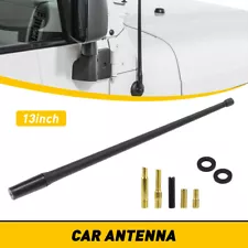 For Motorcycles Cars Rods Street Campers Boats 13" AM FM Radio Antenna Black Fit (For: More than one vehicle)