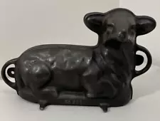 Griswold Cast Iron Vintage Lamb Cake Mold # 866 in Excellent Shape!