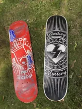 Mystery Skateboards Lindsey Robertson Deck Sz 7.5 And Extra 7.75 Deck VTG Skate