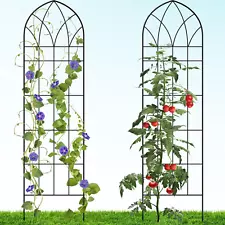 Garden Trellis for Climbing Plants Outdoor - 2 Pack - 58" X 16" Cucumber Trellis