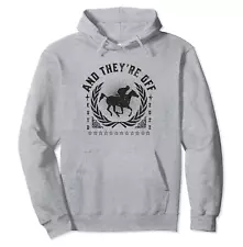 Pullover Hoodie Men's Hooded Horse Racing Jockey Race Pullover Hoodie Sweatshirt