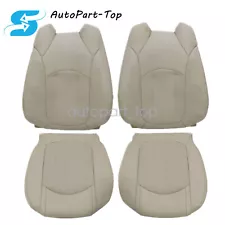 HOT SALE Both Side Leather Seat Cover Perforated Black For 08-12 Buick Enclave