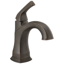 Delta Portwood Single Handle Bathroom Faucet in Bronze-Certified Refurbished