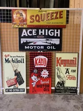 old gas signs for sale ebay