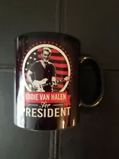 Eddie Van Halen For President Coffee Mug, New 15 oz.