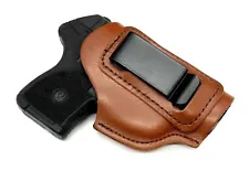 Right Hand Brown Leather IWB Concealment Holster for BABY AUTOS - Choose Gun