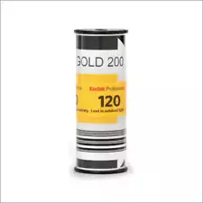 Kodak Gold 200 Iso Color C41 120 Medium Format Film Single