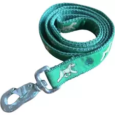 Kelly Green Preppy Soft Coated Wheaten Terrier Irish Shamrock Dog Leash 50 inch