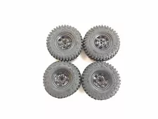 4x RC4WD BFGoodrich Mud-Terrain T/A Tires on Metal Wheels for Axial SCX24