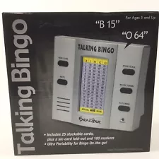 READ Excalibur Talking Bingo Model 450-P 450P Cards Chips Box Works