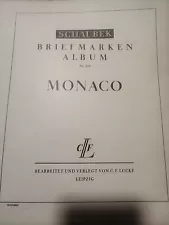 Schaubek 1958-MONACO Stamp Album Pages No. 818