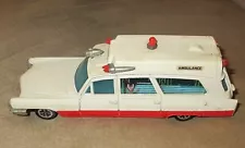 DINKY TOYS VINTAGE SUPERIOR RESCUER AMBULANCE ON A CADILAC CHASSIS