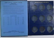 Used Whitman 1887-1896 Morgan Silver Dollars Empty Coin Album Book - 13 oz *962