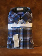 NWT Vintage Pendleton High Grade Western Wear Pearl Snap 100% Wool Shirt L