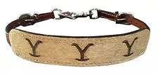 Showman Leather Cowhide "Y" Branded Wither Strap