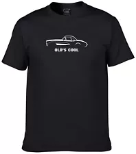 CLASSIC C1 CORVETTE INSPIRED SILHOUETTE CAR T-SHIRT - "OLD'S COOL"