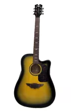 Keith Urban Player Acoustic Electric Guitar Ripcord 40pc Brazilian Burst Right