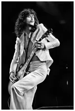 Jimmy Page Canvas Poster 24x36 Concert Photo Wall Art Print - DIGITAL PAINT