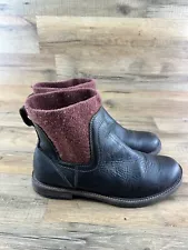 LL Bean East Point Waterproof Ankle Boots Booties Shoes Women's Size 9 Brown