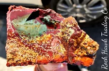 rawk11: 0.8LB Rare Malhuer Seam Jasper Rough-4 PC-Amazing Colors & Patterns-ORE!