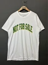 Cant Buy Respect Not For Sale Shirt MENS Large White Streetwear Hip hop Designer