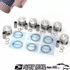 6x Pistons Rings Set Φ83.01mm For VW Touareg Phaeton Audi A4 A5 A6 A7 A8 Q5 3.0L