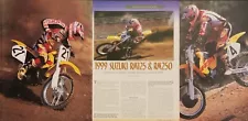 1999 Suzuki RM250 RM125 4pg Motorcycle Ad