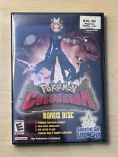 SEALED! Pokemon Colosseum Bonus Disc Nintendo GameCube w/ Special Gift Jirachi