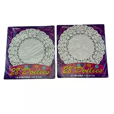 Lot 2 Packs (28 count, 56 total) Paper Lace Doilies 8.5" Crafts New Old Stock