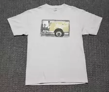 Local Motion Surf Hawaii Men's MED Gray T Shirt Volkswagen Surf Bus