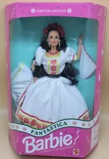 VTG 1992 Fantastica Barbie Doll Authentic Mexican Dance Dress Limited Edition