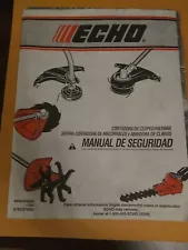 ECHO TRIMMER/BRUSH CUTTER OPERATORS MANUAL FOR x7522270400