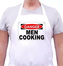 Funny Apron For Men Danger Men Cooking Aprons With Attitude by CoolAprons