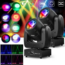 2PCS 150W Stage Lighting RGBW Moving Head Light DMX LED Beam Disco Party Lights