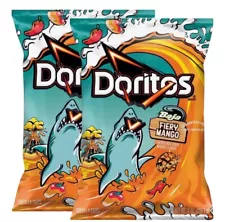 (x2)Doritos 9oz Bag BAJA FIERY MANGO Tortilla Snack Chips Limited Edidtion ð¥