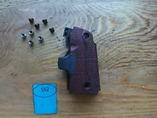 Crimson Trace Rosewood Red Lasergrips 9mm Kimber Micro 9 - LG-409